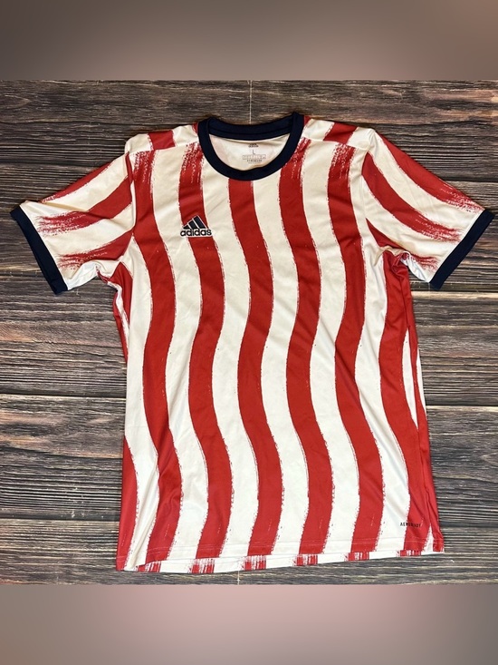 adidas Other - Adidas MLS Prematch Americana Large Mens Jersey USA Soccer 2021 July 4th